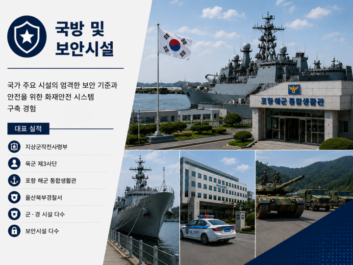 국방 및 보안시설